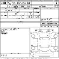 Audi A1 лот № 4301 оценка 4  с аукциона в Японии 2