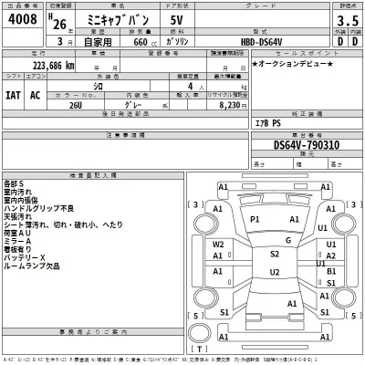 Mitsubishi MINICAB VAN  с аукциона в Японии