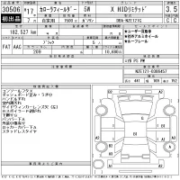 Toyota COROLLA FIELDER лот № 30506 оценка 3.5  с аукциона в Японии 11