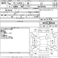 Toyota AVENSIS WAGON лот № 4074 оценка 3.5  с аукциона в Японии 2