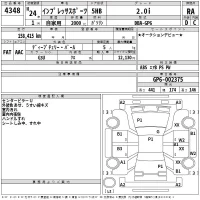 Subaru IMPREZA лот № 4348 оценка RA  с аукциона в Японии 2