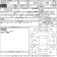 Lexus UX лот № 30601 оценка 4.5  с аукциона в Японии 11