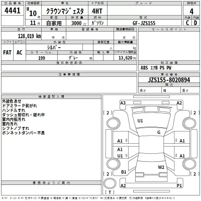 Toyota CROWN  с аукциона в Японии