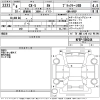 Mazda CX-5 лот № 2231 оценка 4.5  с аукциона в Японии 2