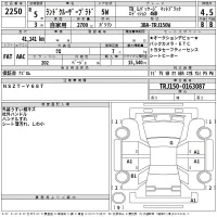 Toyota LAND CRUISER PRADO лот № 2250 оценка 4.5  с аукциона в Японии 2