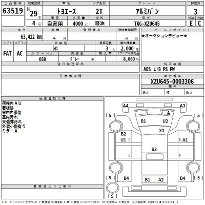 Toyota TOYOACE  с аукциона в Японии