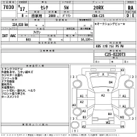 Nissan SERENA лот № 7030 оценка RA  с аукциона в Японии 2