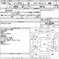 Subaru GOLF ALLTRACK лот № 7106 оценка 3  с аукциона в Японии 2
