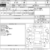 Toyota PORTE лот № 10076 оценка R  с аукциона в Японии 11