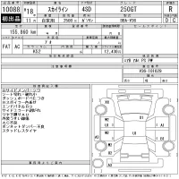 Nissan SKYLINE лот № 10088 оценка R  с аукциона в Японии 11