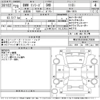 BMW 1-Series лот № 38102 оценка 4  с аукциона в Японии 11