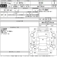 Mercedes-Benz B CLASS лот № 38105 оценка 3  с аукциона в Японии 11