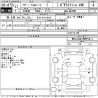 Audi A4 лот № 38147 оценка 4  с аукциона в Японии 11