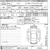 Mazda CX-3 лот № 20165 оценка 4.5  с аукциона в Японии 10