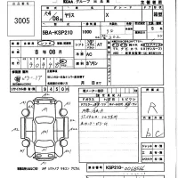 Toyota YARIS лот № 3005 оценка R  с аукциона в Японии 5