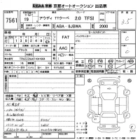 Audi TT лот № 7561 оценка 3.5  с аукциона в Японии 8