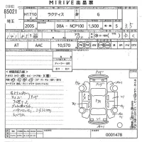 Toyota RACTIS лот № 85021 оценка 3.5  с аукциона в Японии 10