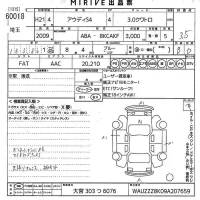 Audi S4 лот № 60018 оценка 3.5  с аукциона в Японии 10