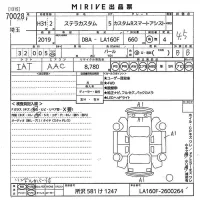 Subaru STELLA лот № 70028 оценка 4.5  с аукциона в Японии 10