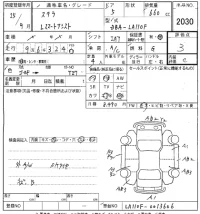 Subaru STELLA лот № 2030 оценка 3  с аукциона в Японии 8