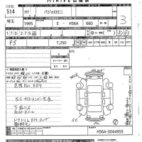Mitsubishi PAJERO MINI лот № 514 оценка 3  с аукциона в Японии 10