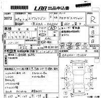 Suzuki EVERY WAGON лот № 3072 оценка R  с аукциона в Японии 5