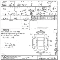 Mitsubishi EK WAGON лот № 90027 оценка 3.5  с аукциона в Японии 10