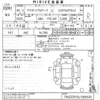 Audi TT лот № 35061 оценка R  с аукциона в Японии 10