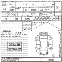 Suzuki JIMNY лот № 80037 оценка X  с аукциона в Японии 10