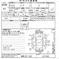 Daihatsu MOVE лот № 90240 оценка 3.5  с аукциона в Японии 10