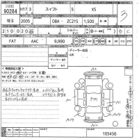Suzuki SWIFT лот № 90284 оценка 3  с аукциона в Японии 10