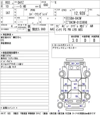 Nissan DAYZ лот № 3090 оценка 3  с аукциона в Японии 5