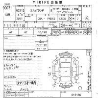 Nissan ELGRAND лот № 90071 оценка R  с аукциона в Японии 10