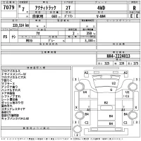 Honda ACTY TRUCK лот № 7079 оценка R  с аукциона в Японии 2