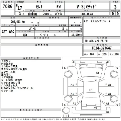 Nissan SERENA  с аукциона в Японии