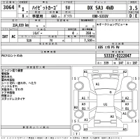 Daihatsu HIJET VAN лот № 3064 оценка 3.5  с аукциона в Японии 2