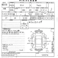 Honda THATS лот № 90110 оценка 3  с аукциона в Японии 10