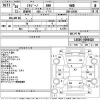 Daihatsu MIRA лот № 7077 оценка R  с аукциона в Японии 2