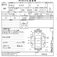 Suzuki WAGON R лот № 90113 оценка R  с аукциона в Японии 10