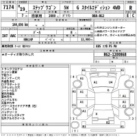 Honda STEP WAGON лот № 7174 оценка R  с аукциона в Японии 2