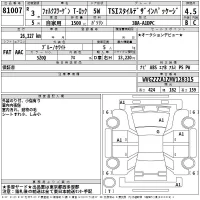 Volkswagen T-ROC лот № 81007 оценка 4.5  с аукциона в Японии 2
