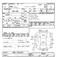 Honda FIT лот № 1025 оценка 3  с аукциона в Японии 7