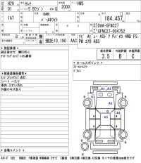 Nissan SERENA лот № 4081 оценка 3.5  с аукциона в Японии 2