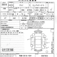 Toyota PASSO лот № 30018 оценка 4  с аукциона в Японии 10