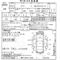 Mazda CX-5 лот № 30029 оценка 3.5  с аукциона в Японии 10