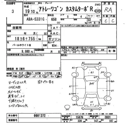 Daihatsu Atrai Wagon  с аукциона в Японии