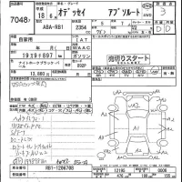 Honda ODYSSEY лот № 7048 оценка 3  с аукциона в Японии 4