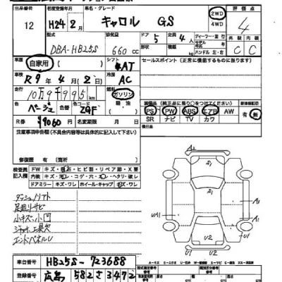 Mazda CAROL  с аукциона в Японии