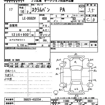Mazda SCRUM  с аукциона в Японии
