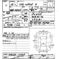 Suzuki SOLIO лот № 13 оценка 3.5  с аукциона в Японии 2